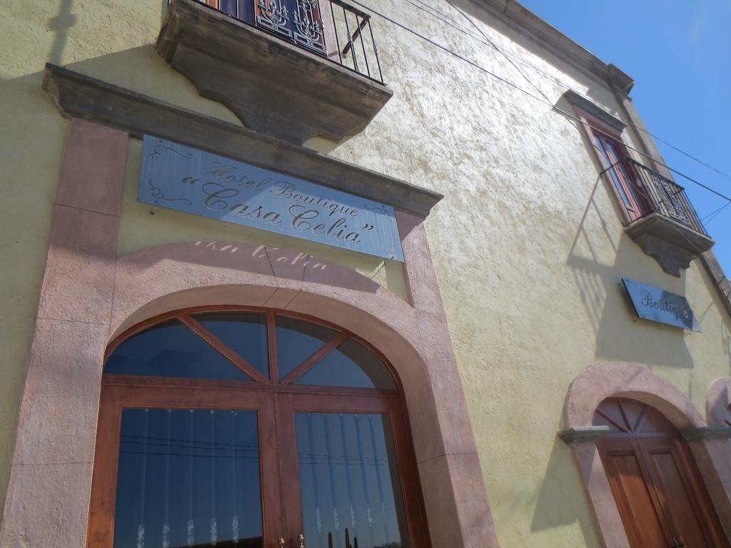 Casa Celia Hotel Restaurante Bernal Buitenkant foto